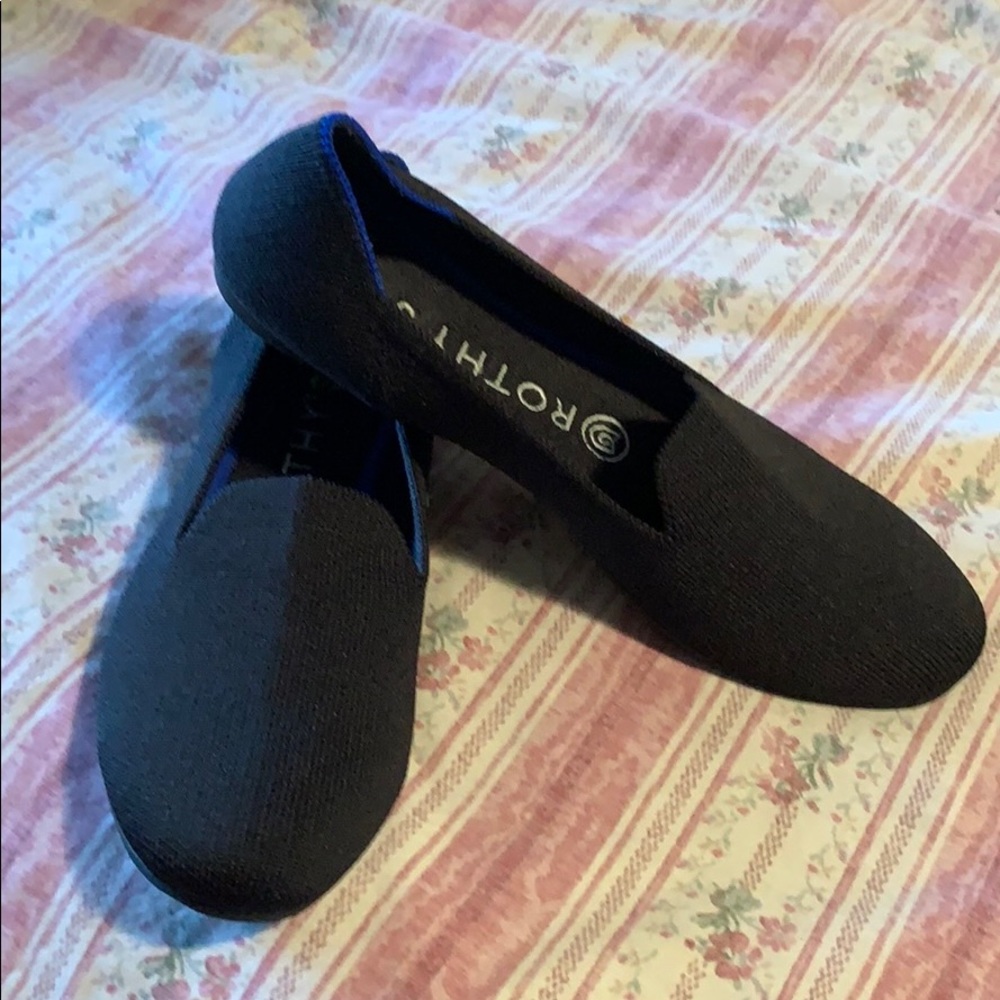 Rothy’s black loafer